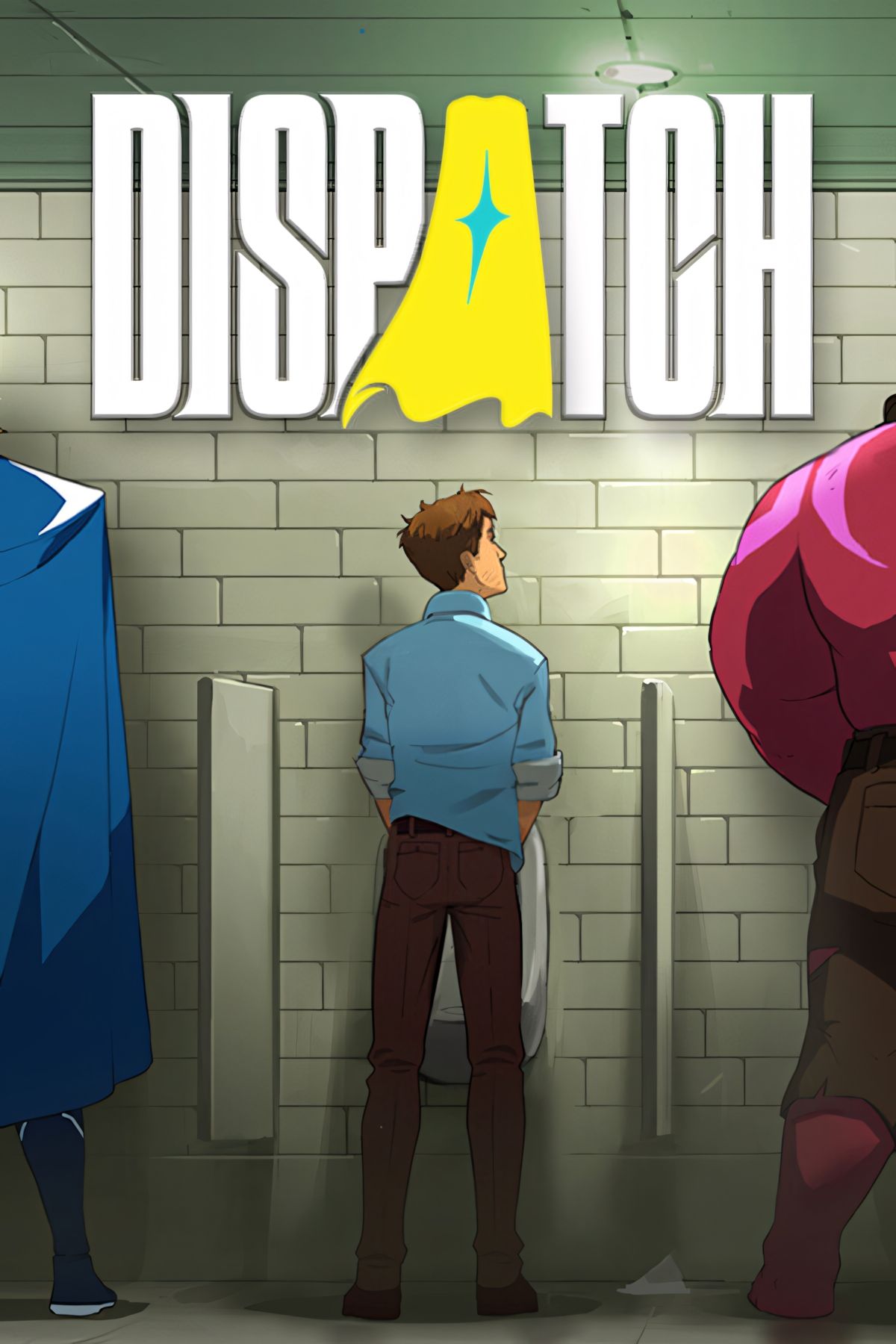 Arte da capa da página de tag de Dispatch, com o personagem principal em destaque.