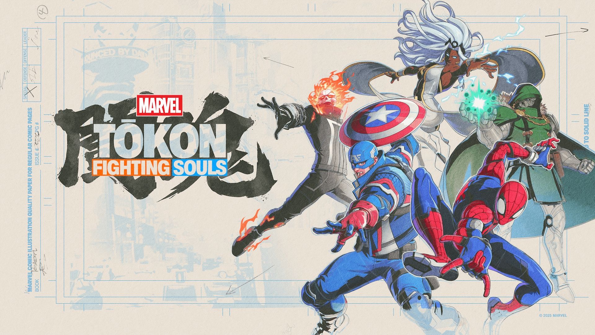 Marvel Tokon Fighting Souls - Personagens jogáveis em ação