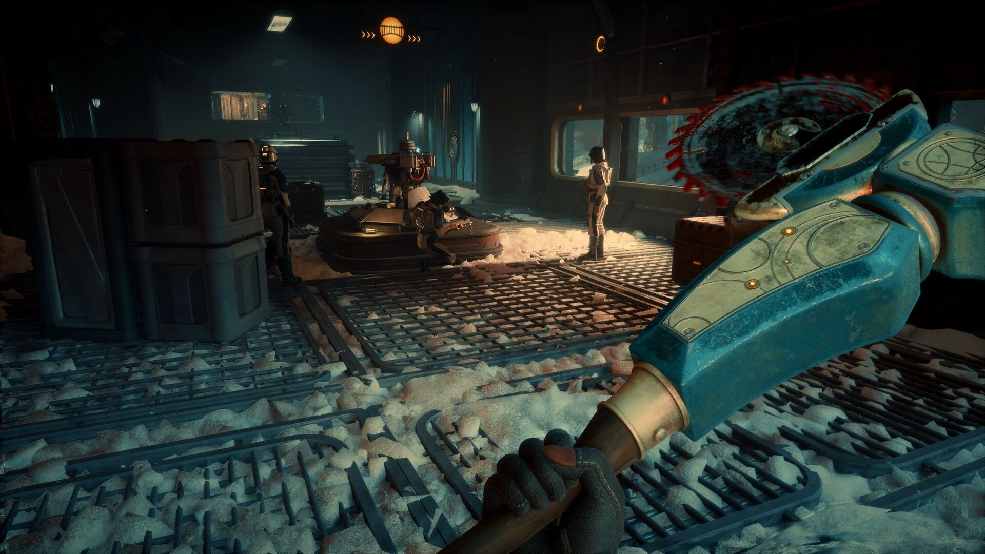 The Outer Worlds 2: Ambiente interno detalhado.