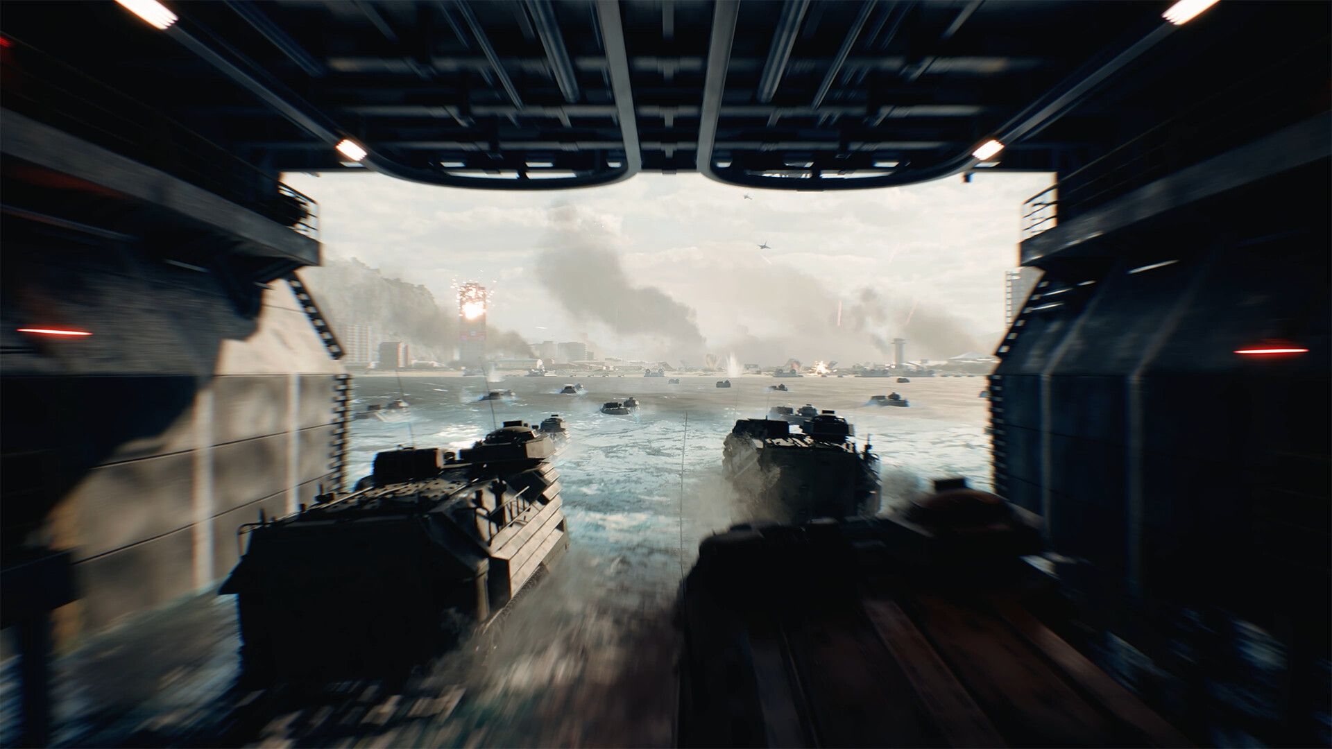 Combate aéreo em Battlefield 6 com jatos.
