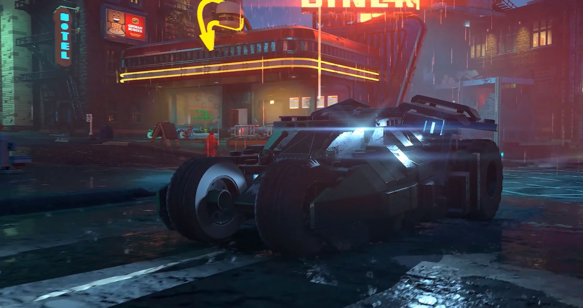 Batmóvel Tumbler em LEGO Batman: Legacy of the Dark Knight