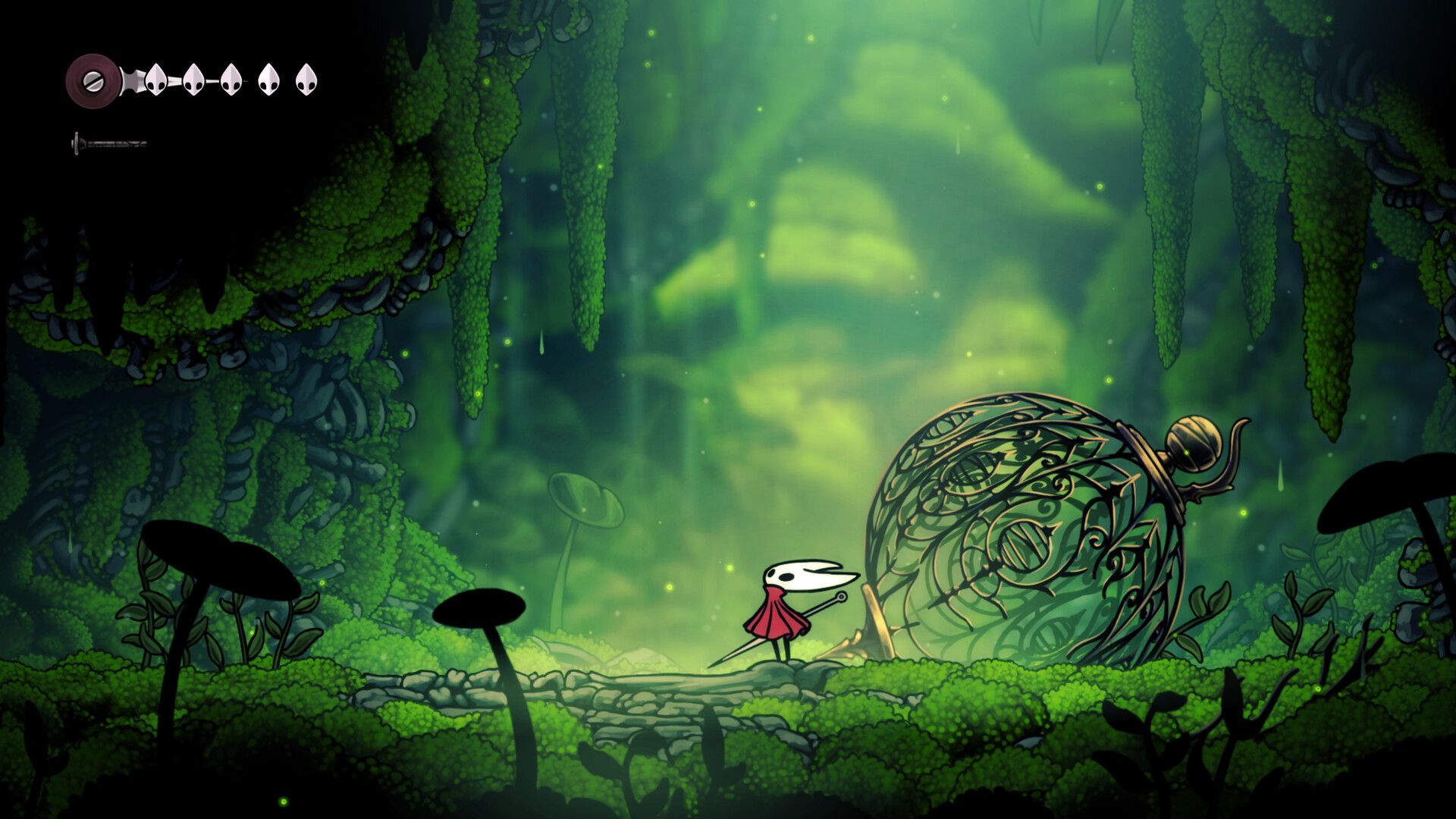 Hollow Knight: Silksong com a protagonista Hornet