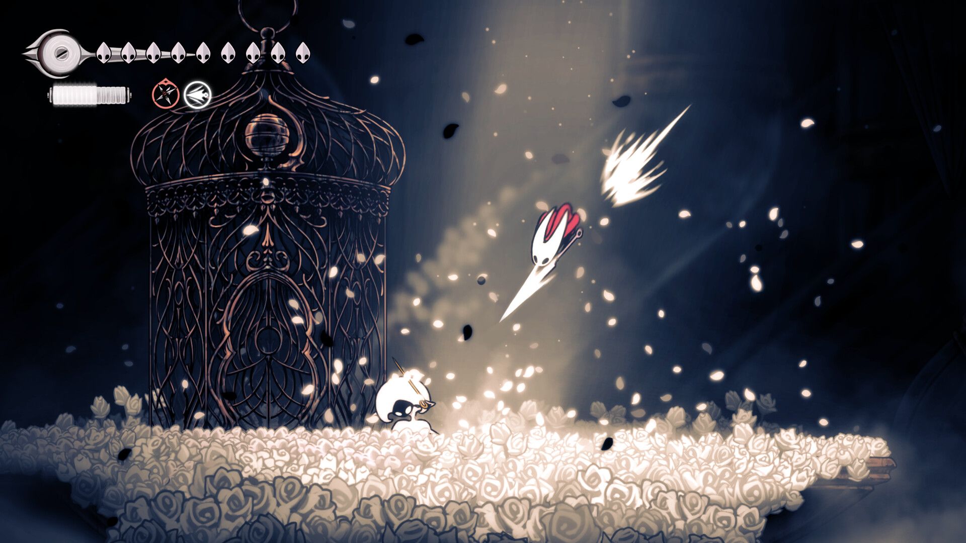 Um dos cenários de Hollow Knight: Silksong
