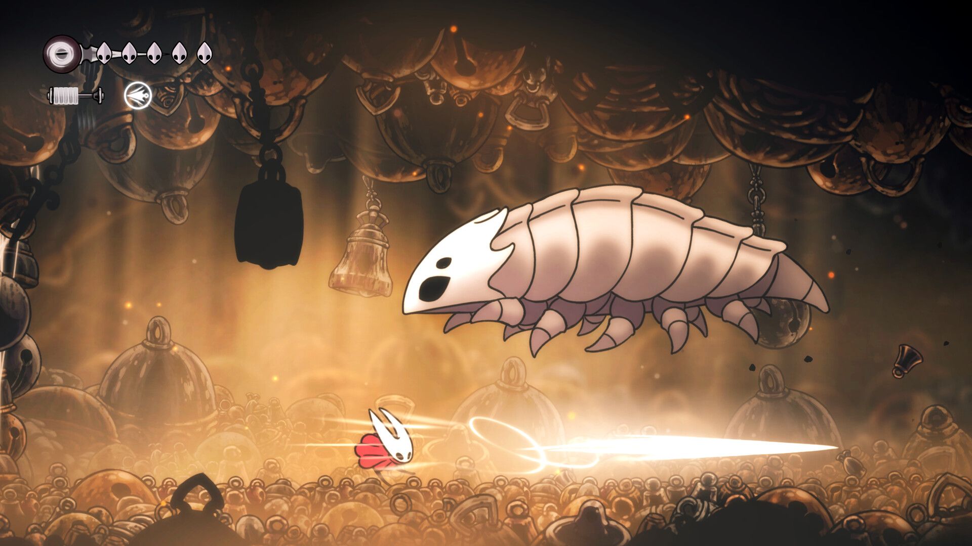 Cenário de Hollow Knight: Silksong.