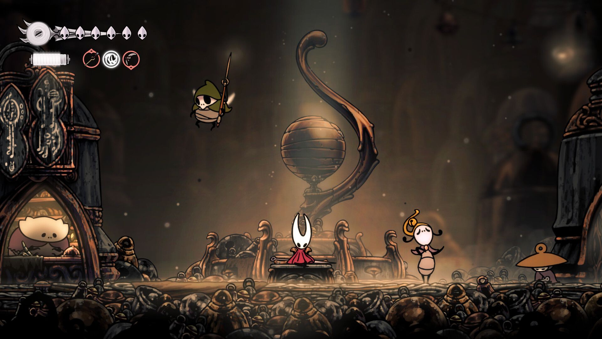 Cenário de Hollow Knight: Silksong.