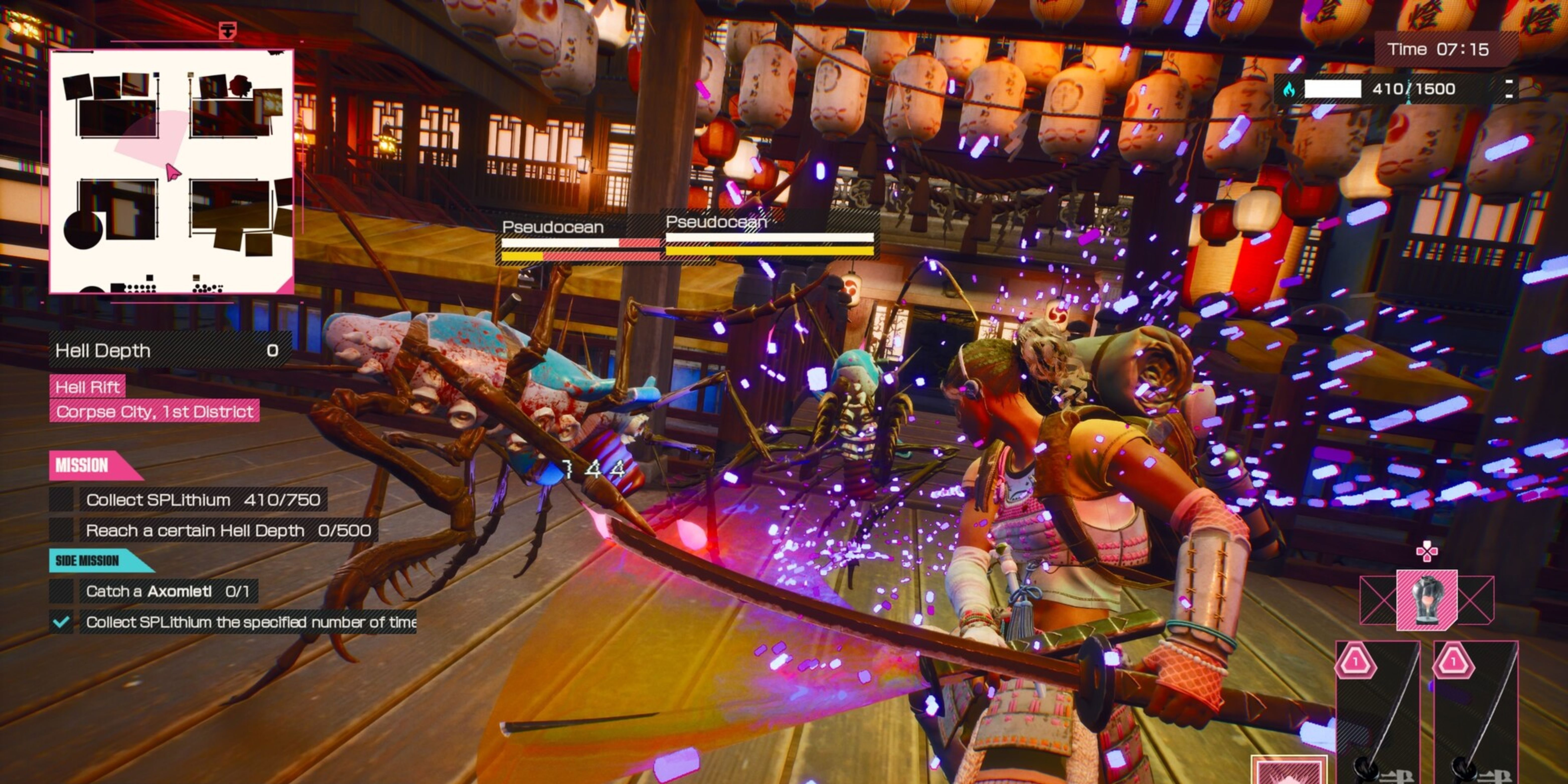 Let It Die: Inferno - Captura de tela