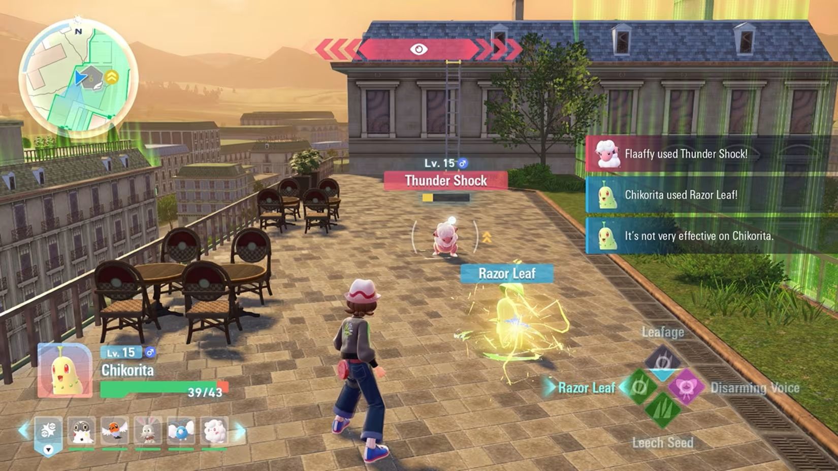 Cena de jogo de Pokémon Legends: Z-A.