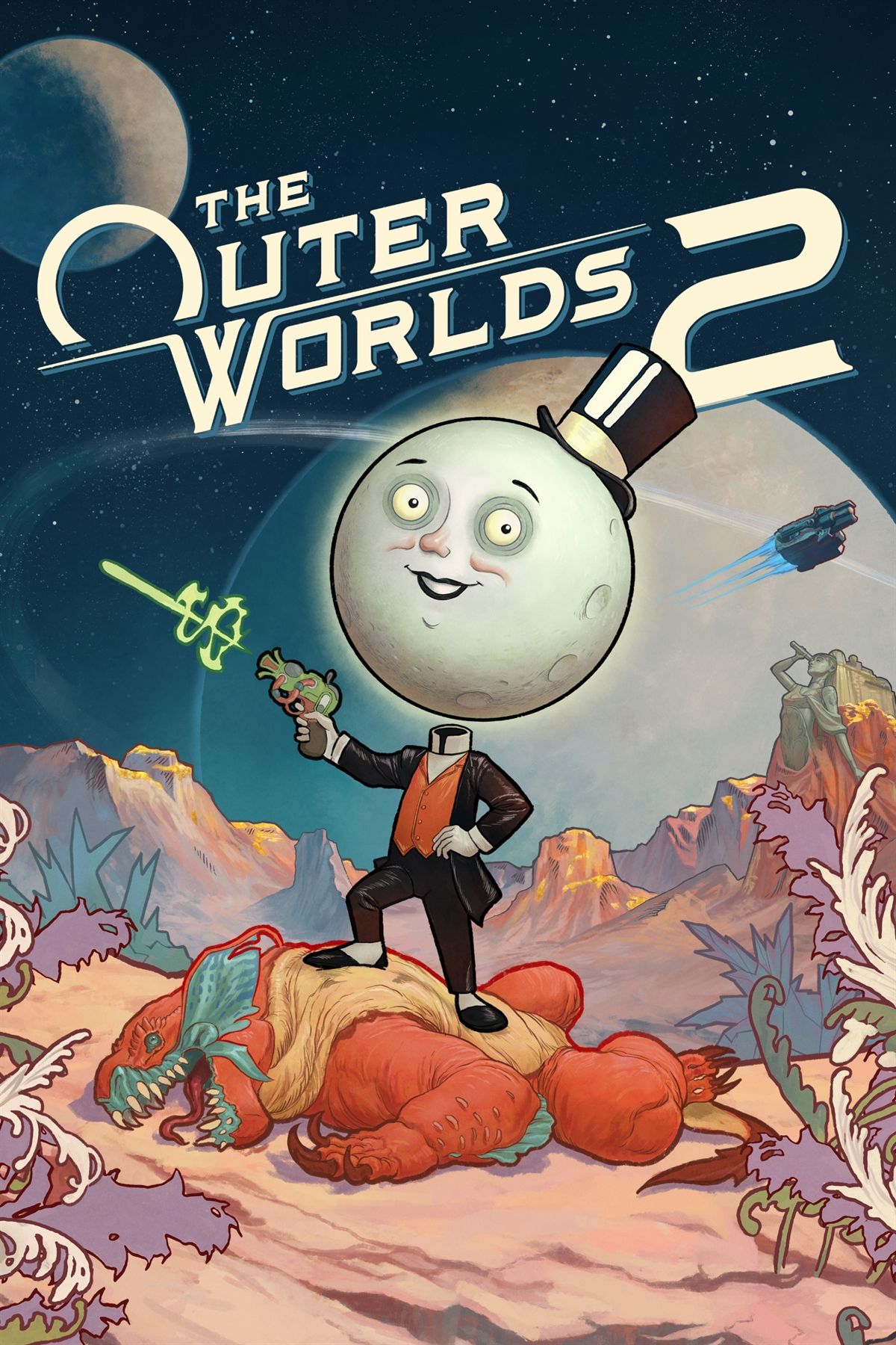 The Outer Worlds 2: Arte da capa do jogo.