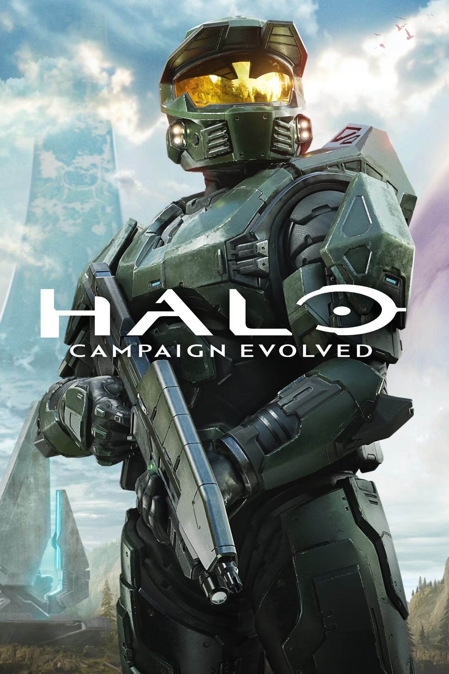 Arte conceitual de Halo: Campaign Evolved mostrando o Needler.