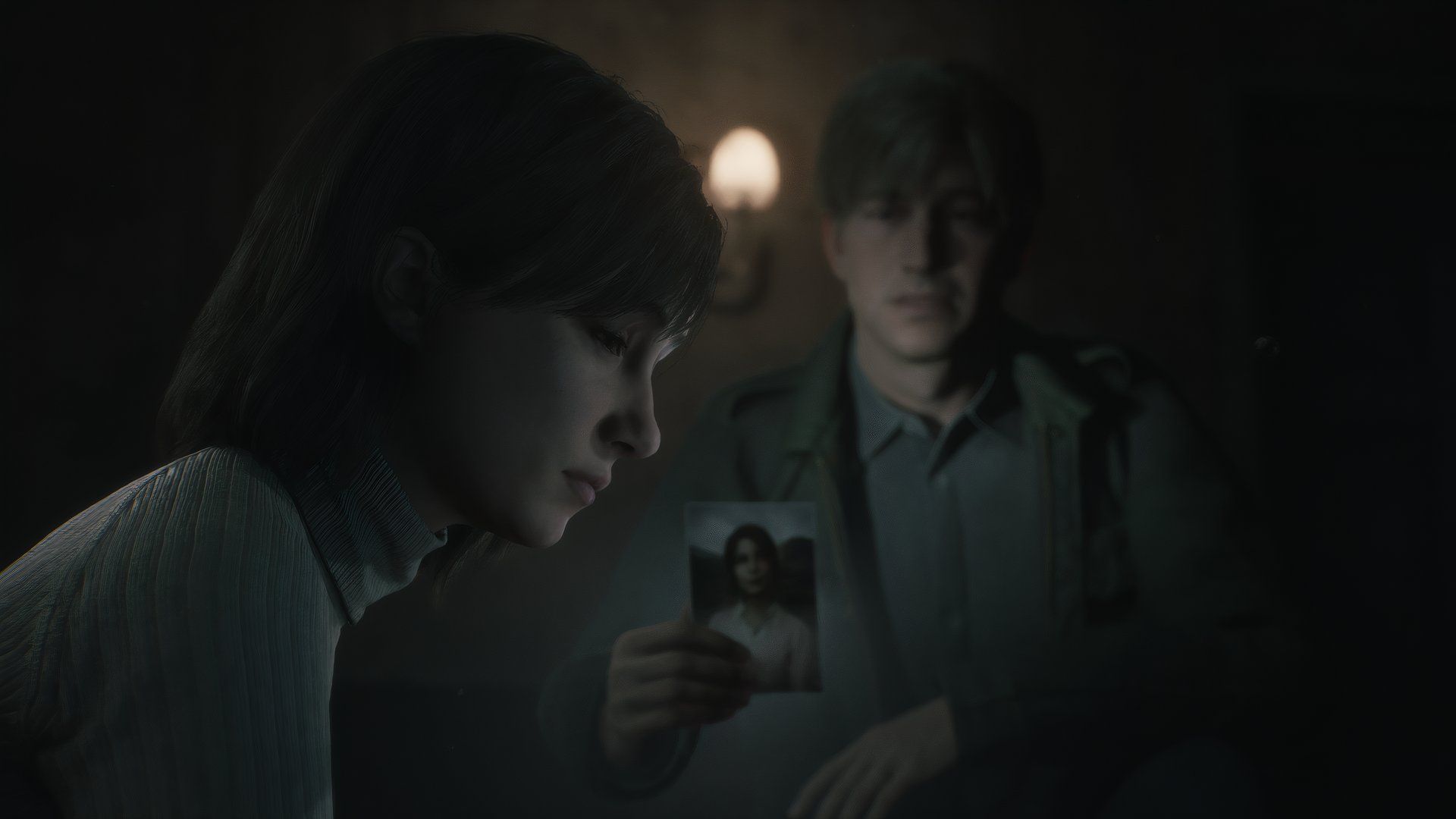 Cena atmosférica de Silent Hill 2 Remake