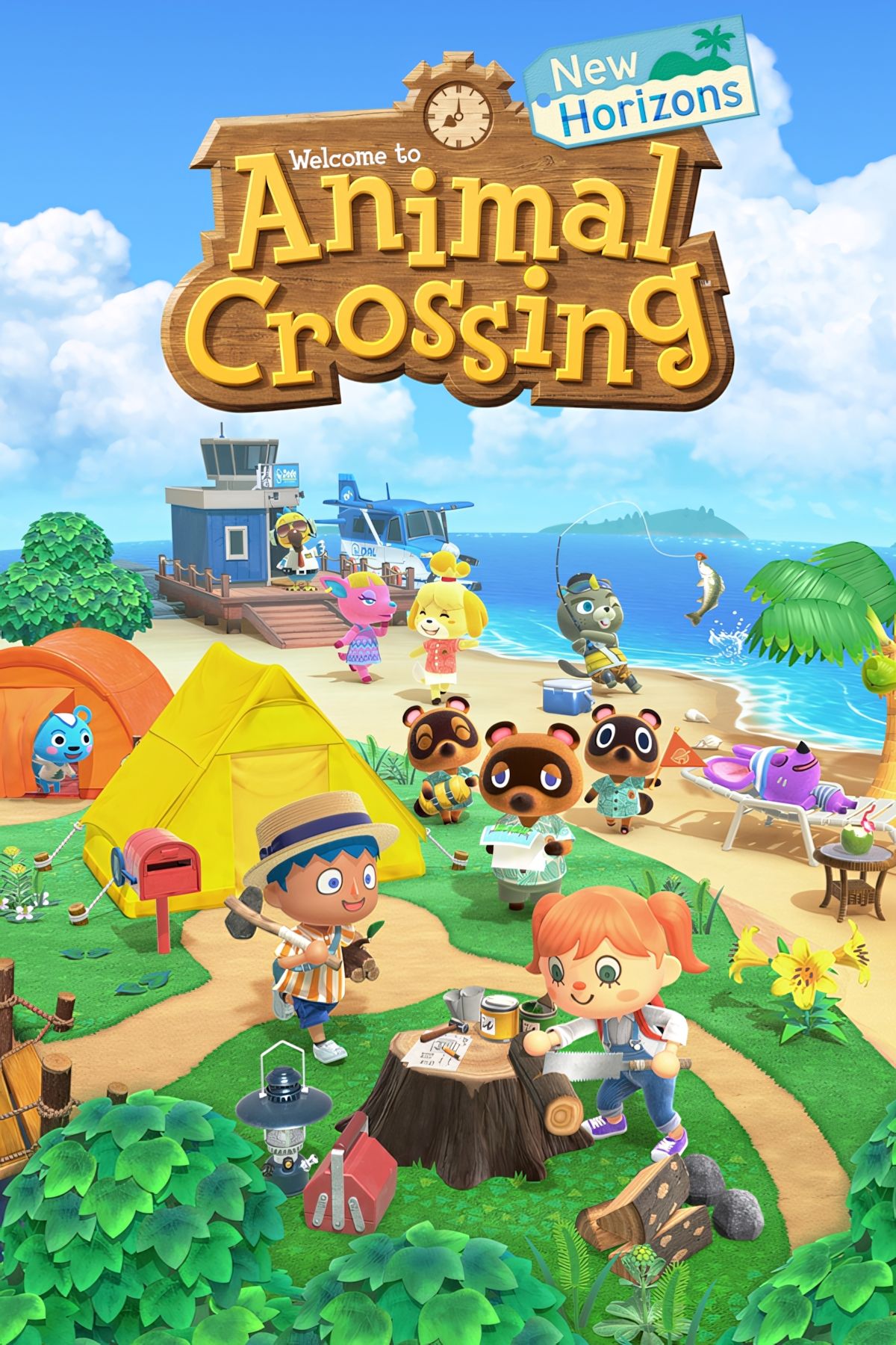 animal crossing new horizons tag page cover art