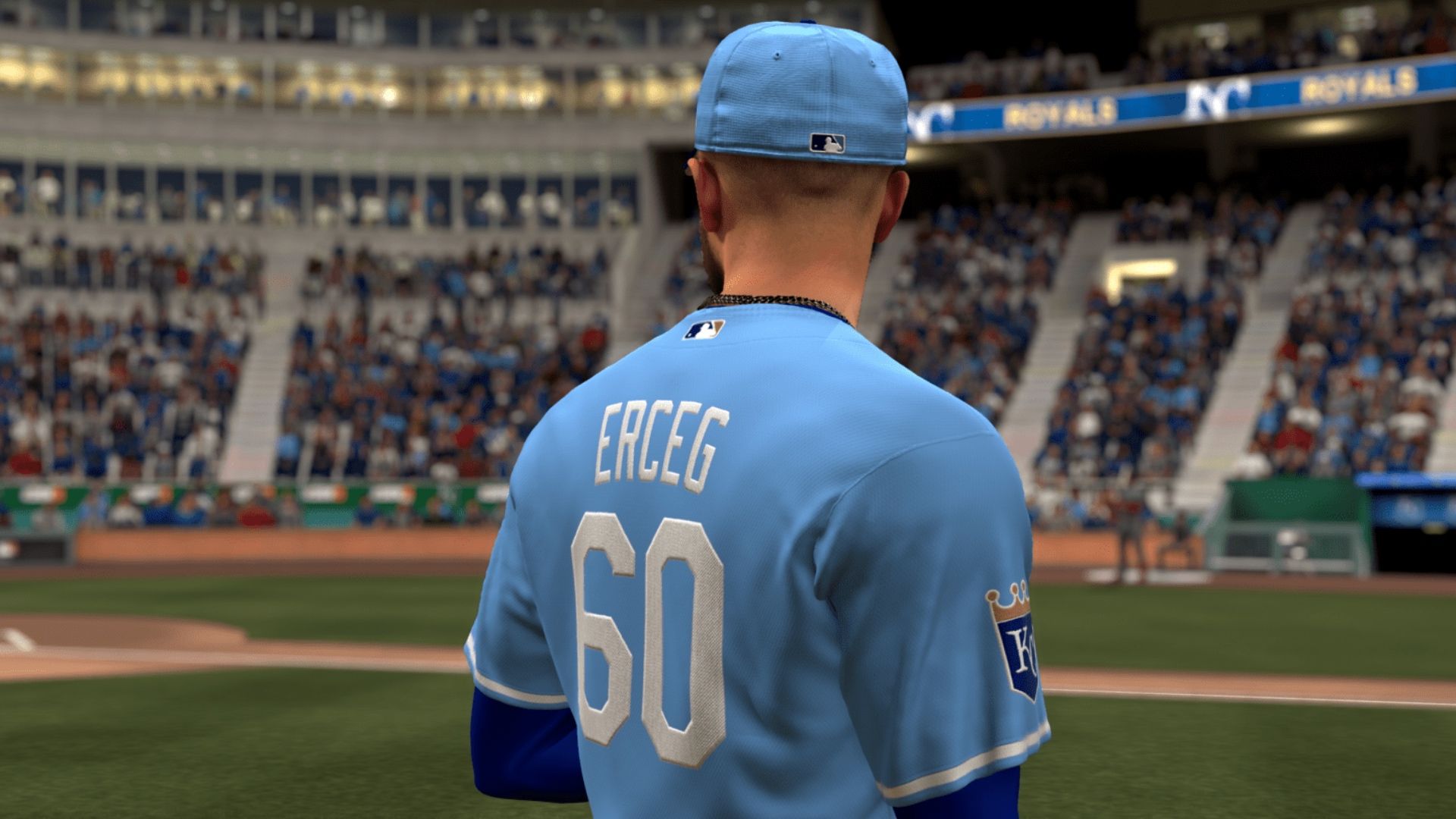 Tela de jogo de MLB The Show 26.