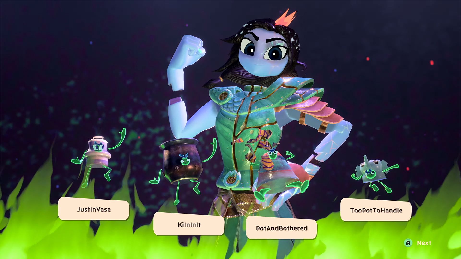 Detalhe da jogabilidade de Kiln.