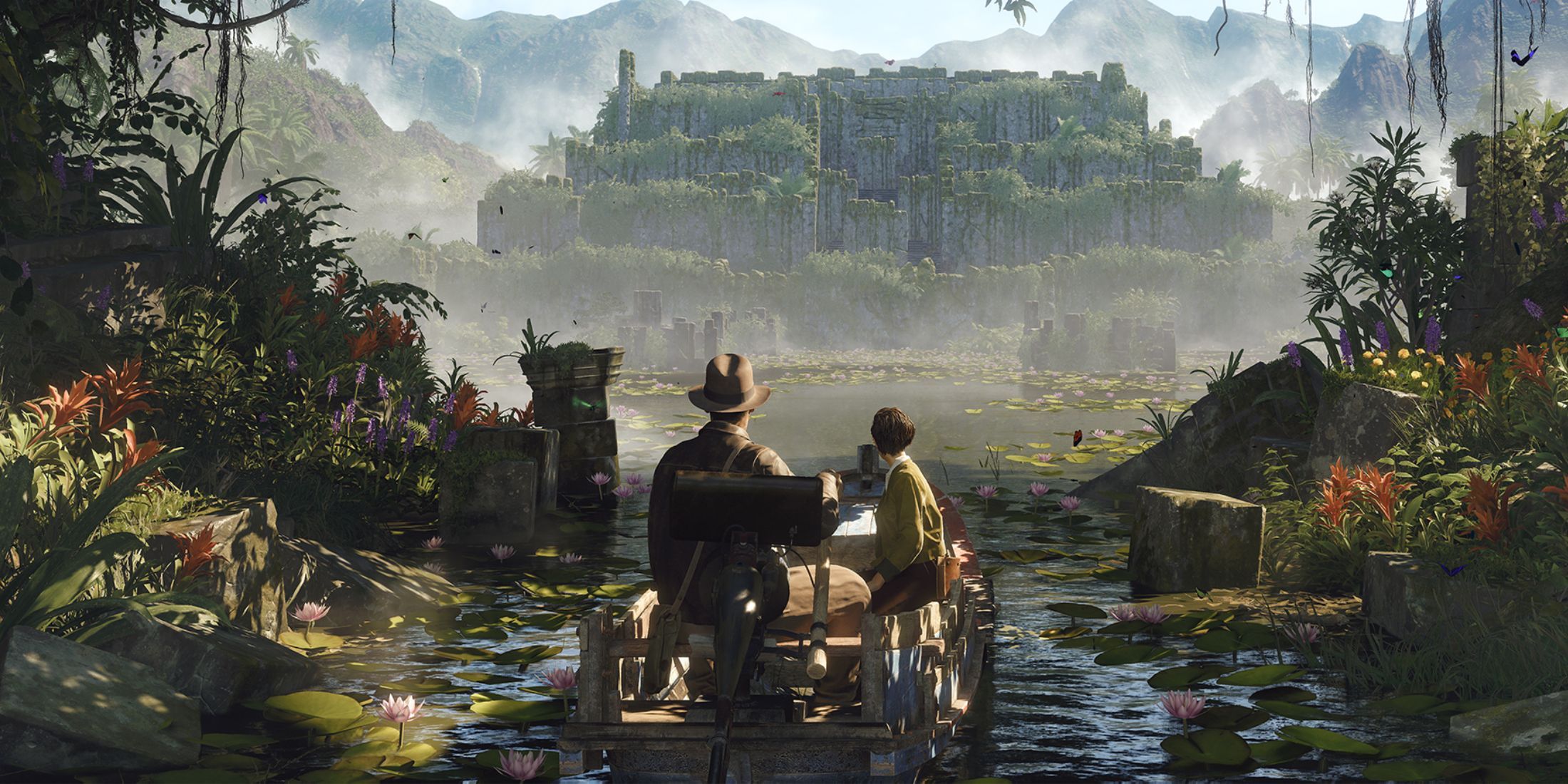 indiana jones and the great circle on a boat