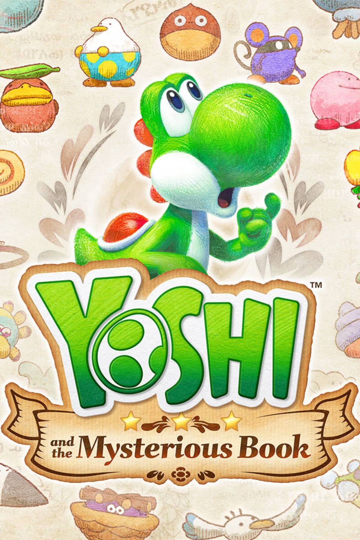 Arte de capa de Yoshi and the Mysterious Book