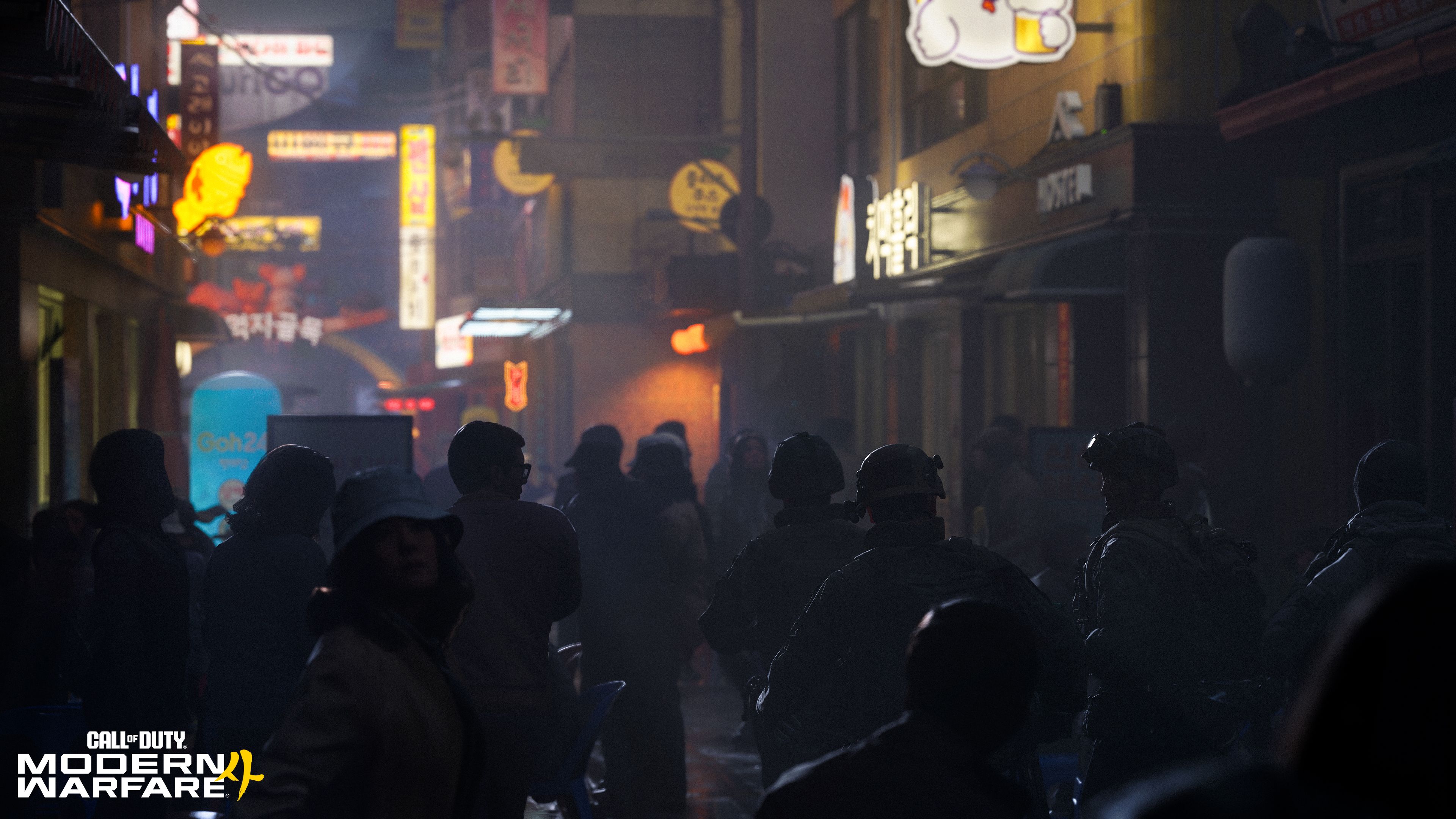 call of duty modern warfare 4 campaign soldiers walking through city