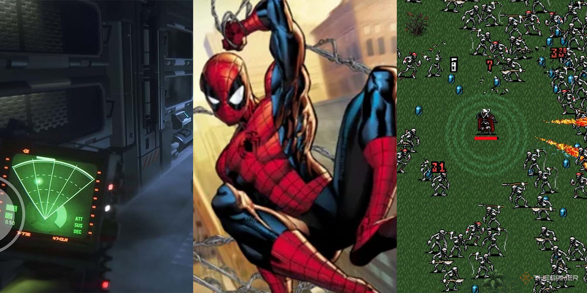 best mobile games of 2022 - Alien, Marvel Snap, and Vampire Survivor