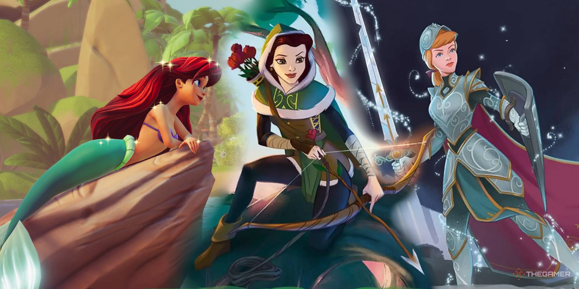 Ariel cartoon valley