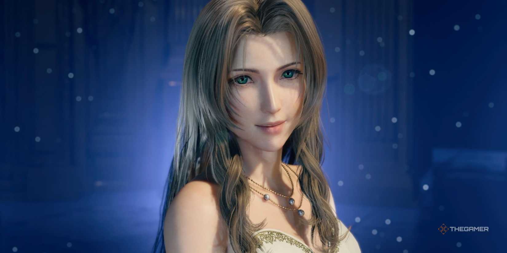 Final Fantasy 7 Rebirth Chapter 12 Aerith sings on stage at the Gold Saucer