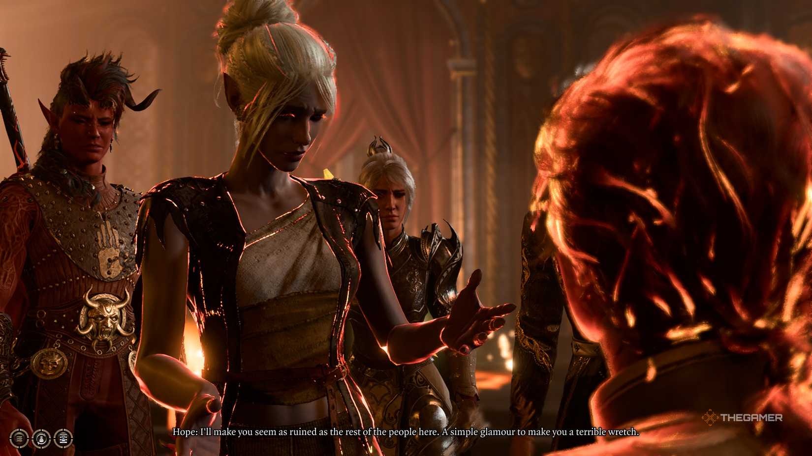 Player looks at their new shabby Debtor's Attire - courtesy of Hope in Baldur's Gate 3.