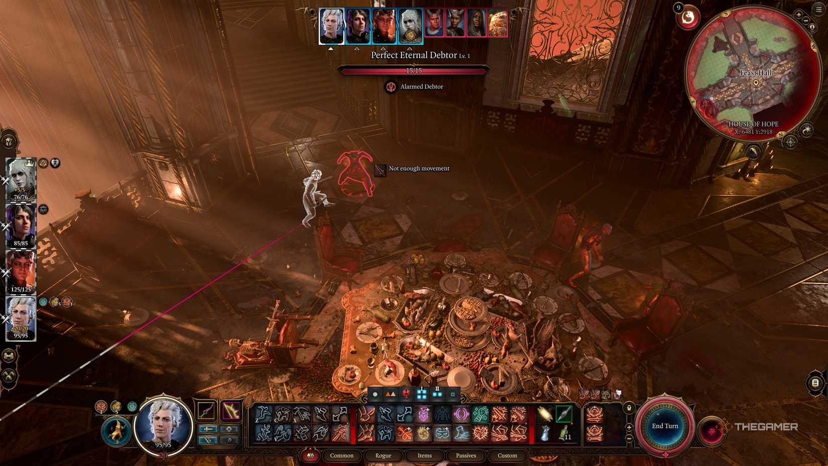 Eternal Debtor guards the exit of the House of Hope south hall in Baldur's Gate 3.