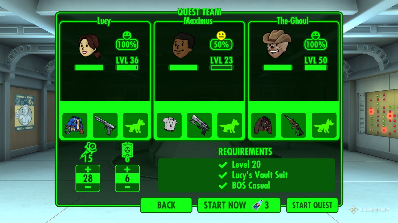 How To Get Lucy, The Ghoul, And Maximus In Fallout Shelter