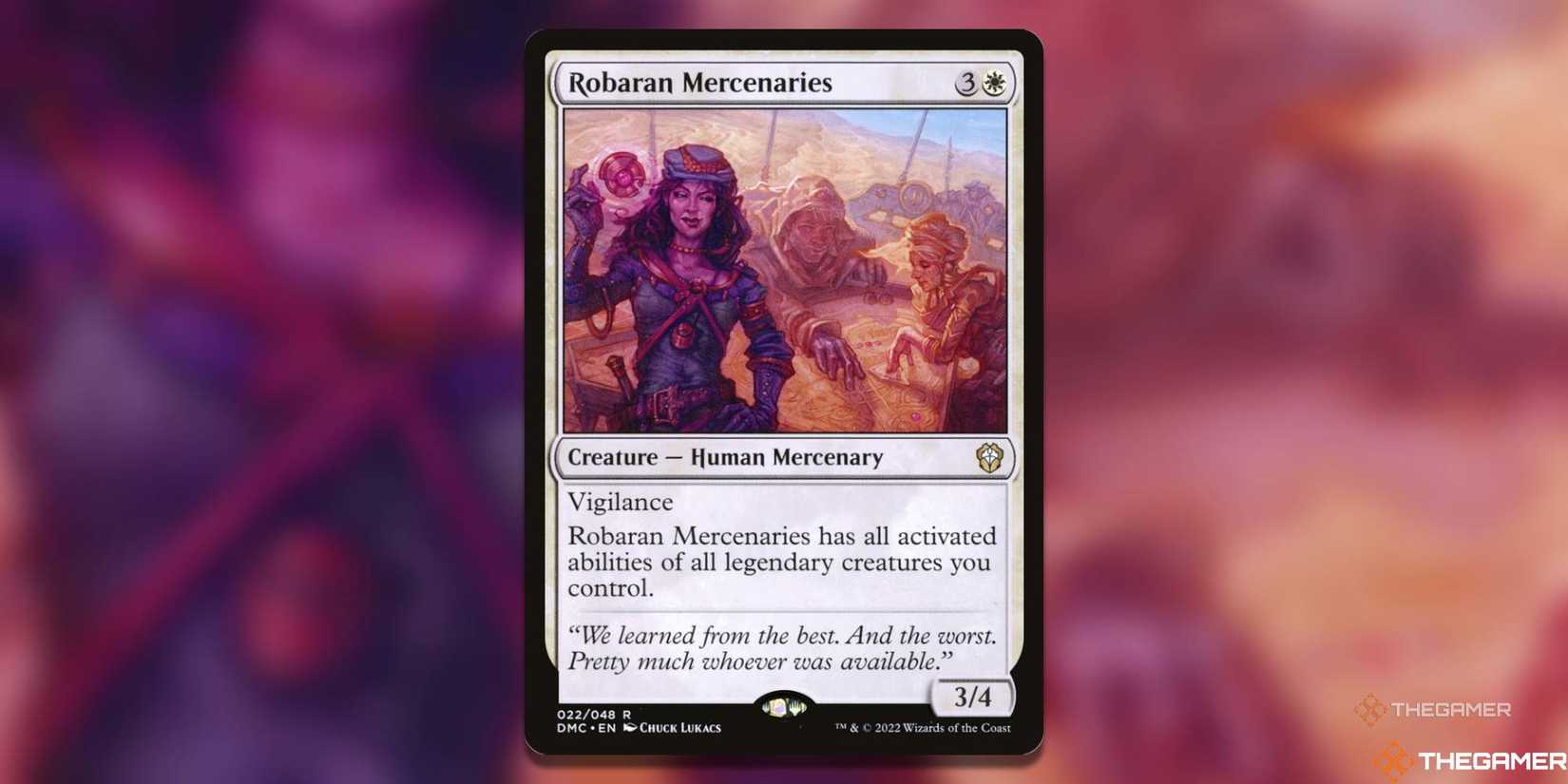 Magic: The Gathering  The 10 Best Mercenary Creatures For Commander
