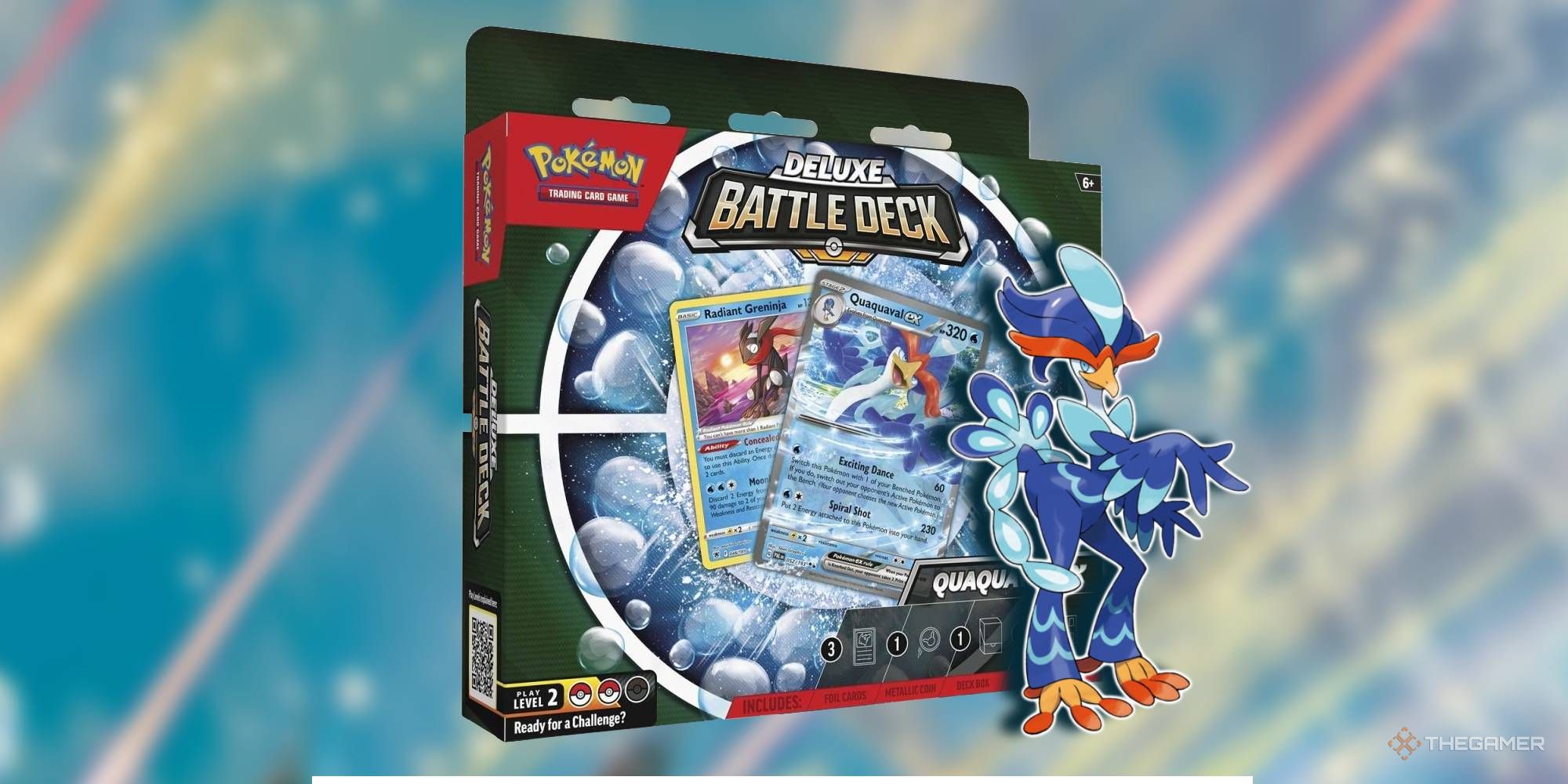 ポケモンカードゲーム バトルデッキ Quaquaval ex アメリカ版 Quaquaval EX Pokemon TCG Deluxe Battle Deck | eBay