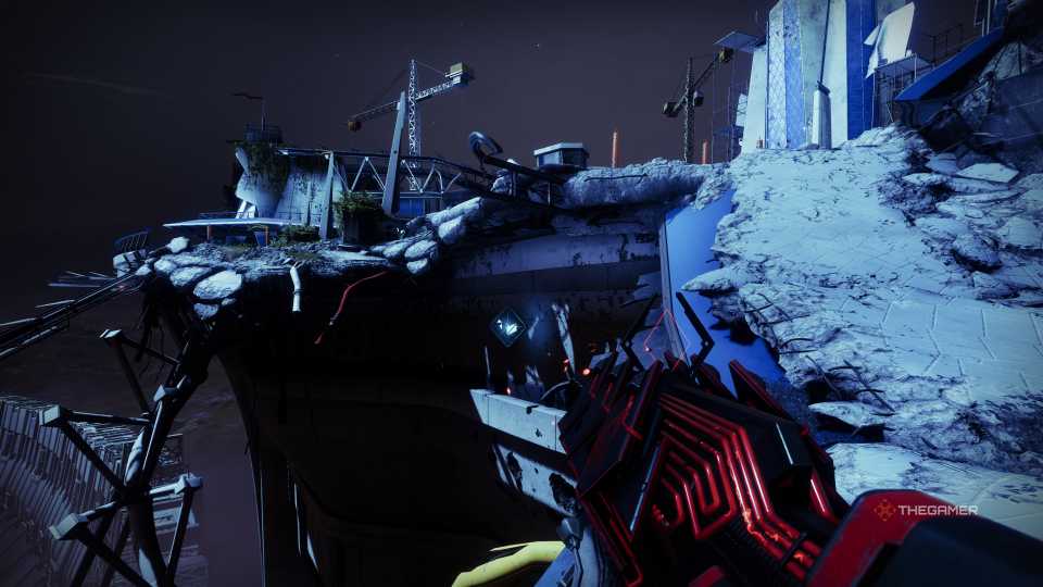 Destiny 2 Zero Hour Tower Plaza SIVA Hologram 1