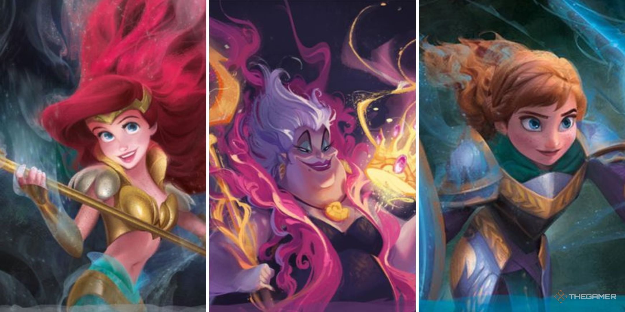 disney lorcana ursula's return best cards Ravensburger TCG: - Sapphire & Steel Single-Player Starter Deck | Engaging Gameplay | Over 200 Original Disney Artworks The TOP 10 Cards of