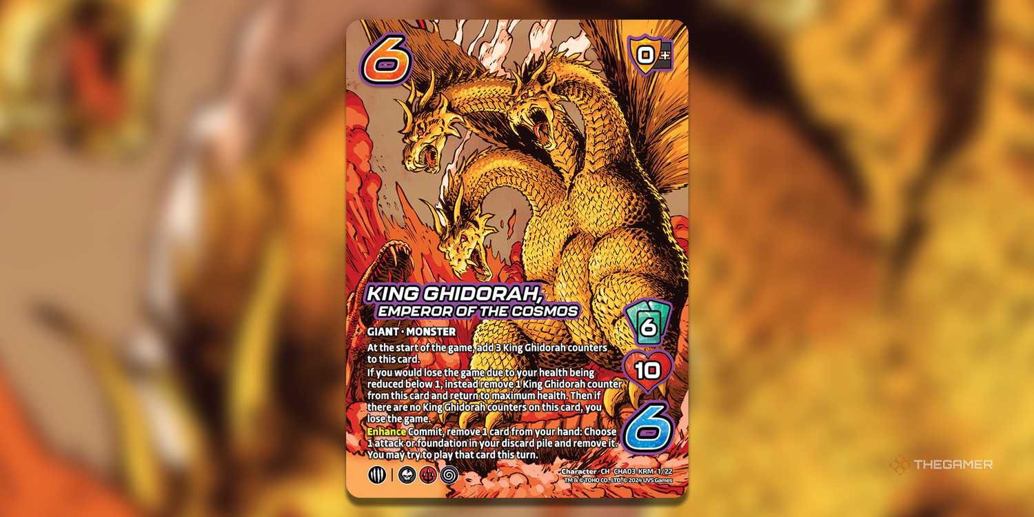 Every Card In UniVersus' Godzilla Challenger Series: King Ghidorah And Rodan Deck Every Card In UniVersus' Godzilla Challenger Series: King Ghidorah And Rodan Deck