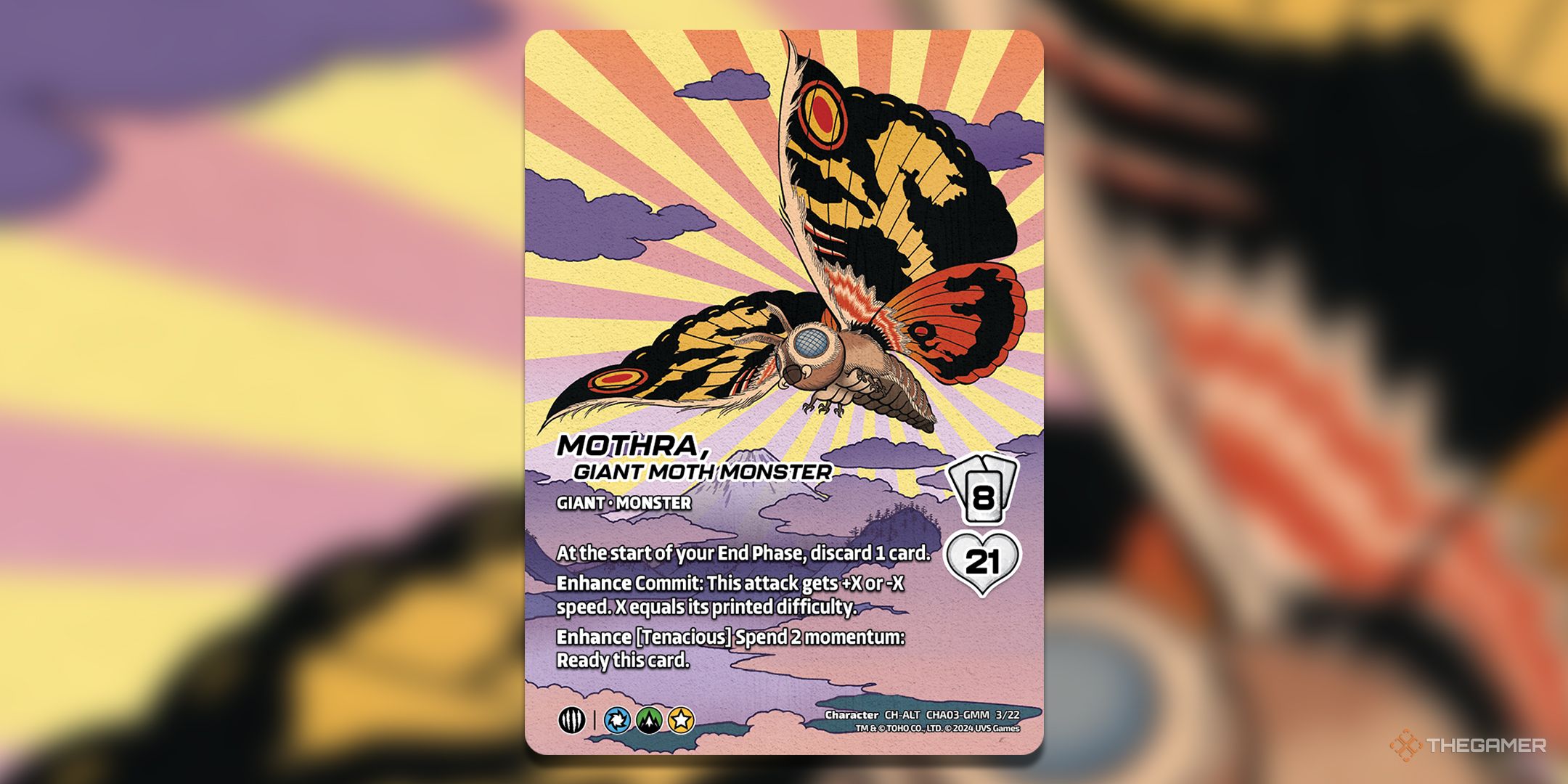 Every Card In UniVersus' Godzilla And Mothra Challenger Series Deck