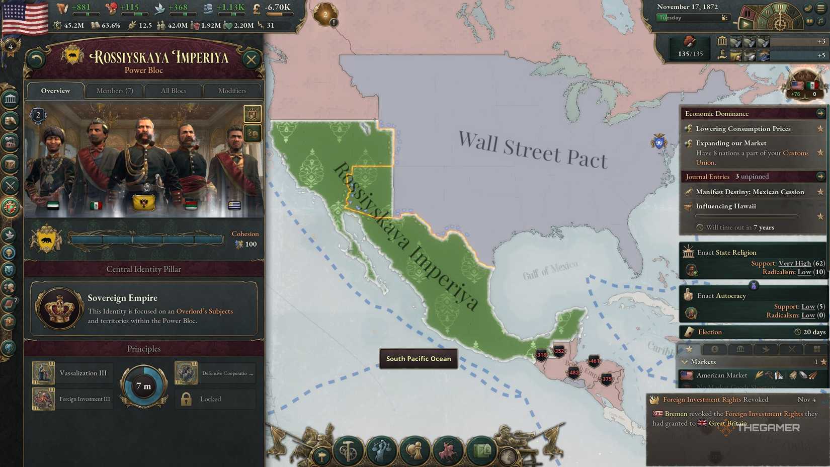 How To Form A Power Bloc In Victoria 3
