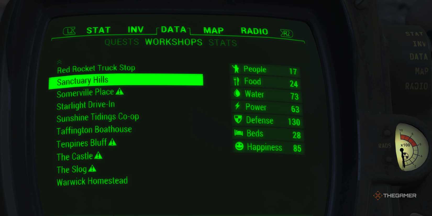 Fallout Stats Chart How To Improve Your Settlements In Fallout 4