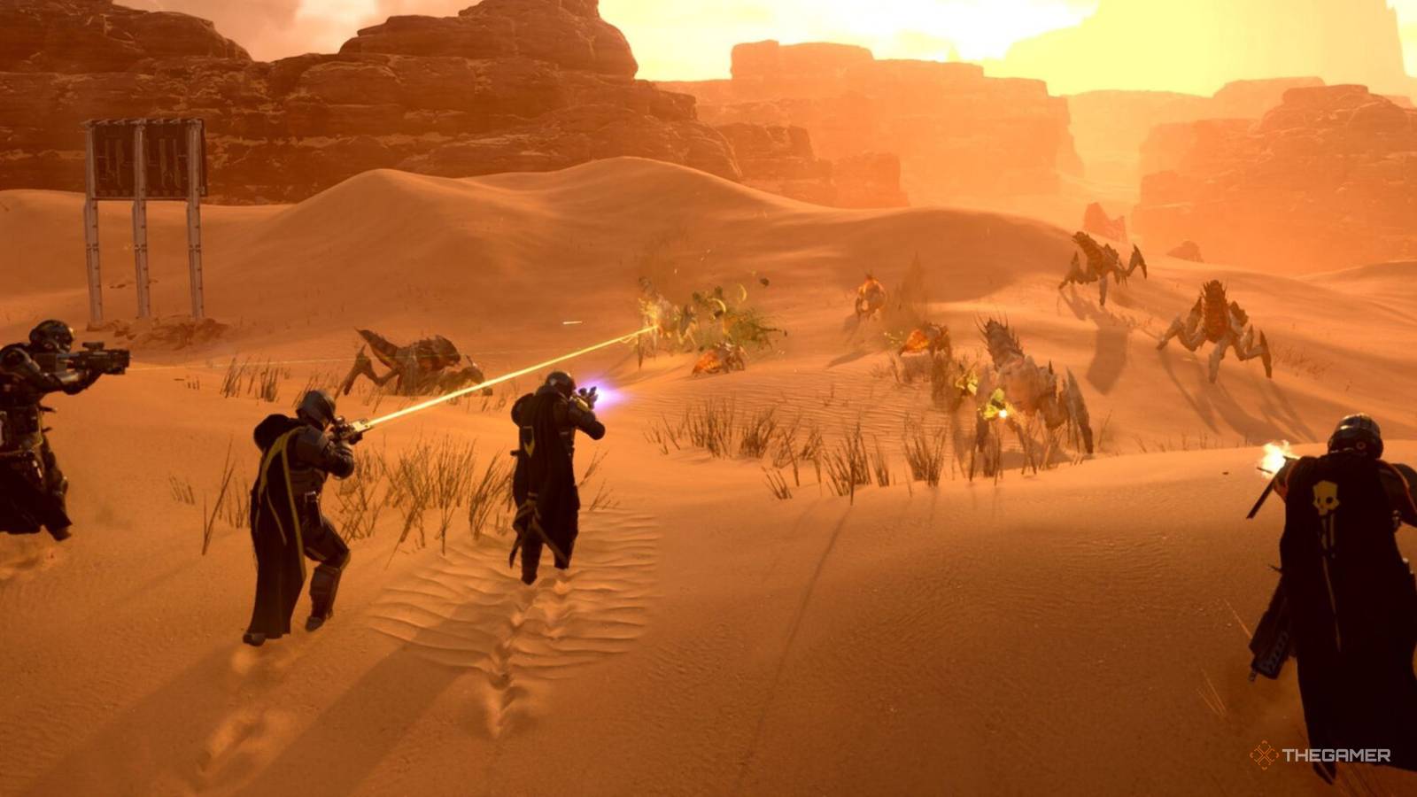 Woman Into Insect Helldivers 2 Players Struggle To Beat Objectives Due To Bug And Bot Divide
