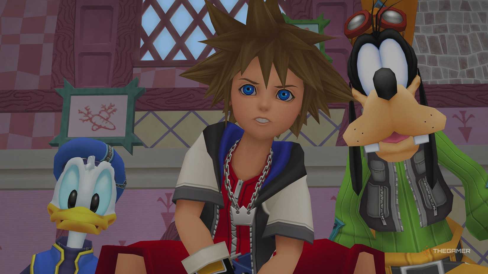 KINGDOM HEARTS - HD 1.5+2.5 ReMIX - سۆرا و دۆناڵد و گوفی لە ژووری سەیر و سەمەرە.