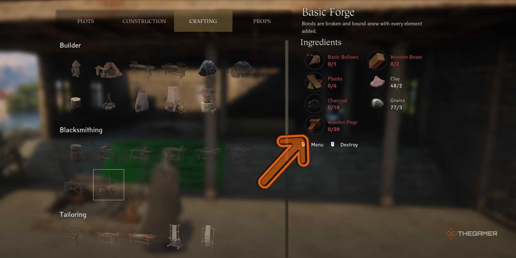 How To Get Basic Forge In Pax Dei