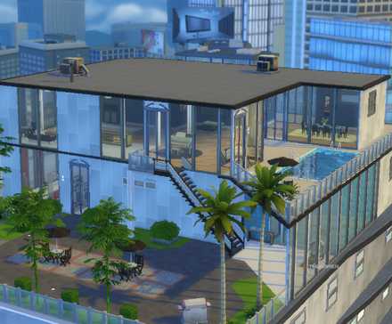 sims 4 apartment building from outside