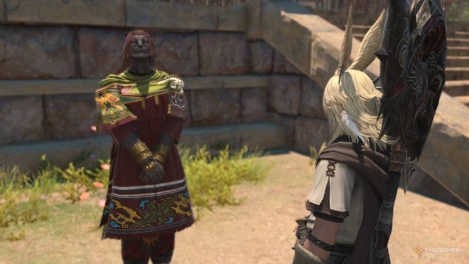 Ruler Riddle A hrothgar quest giver in Final Fantasy 14
