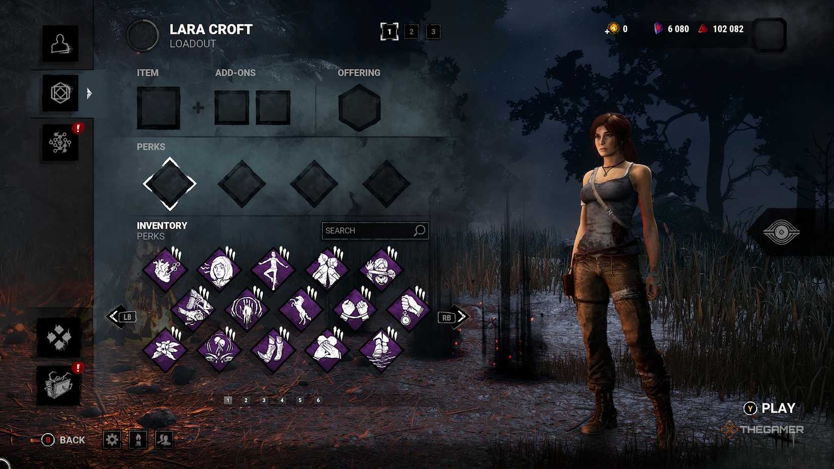 Dbd Loadout Lara Croft Perks And Build Guide - DBD