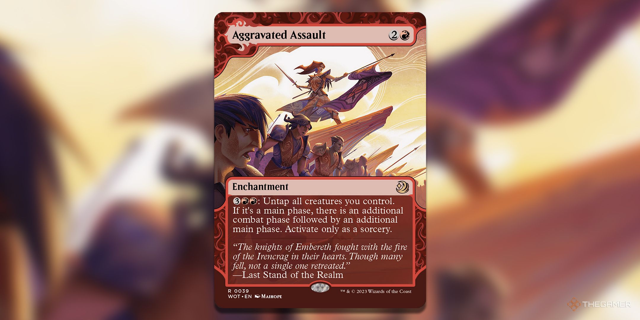 MTG Errata Stops Neheb The Eternal's Aggravated Assault Combo