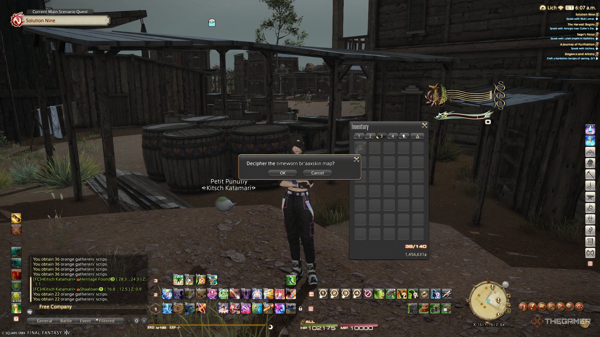 Where To Find Timeworn Br'aaxskin And Loboskin Treasure Maps In FFXIV ...