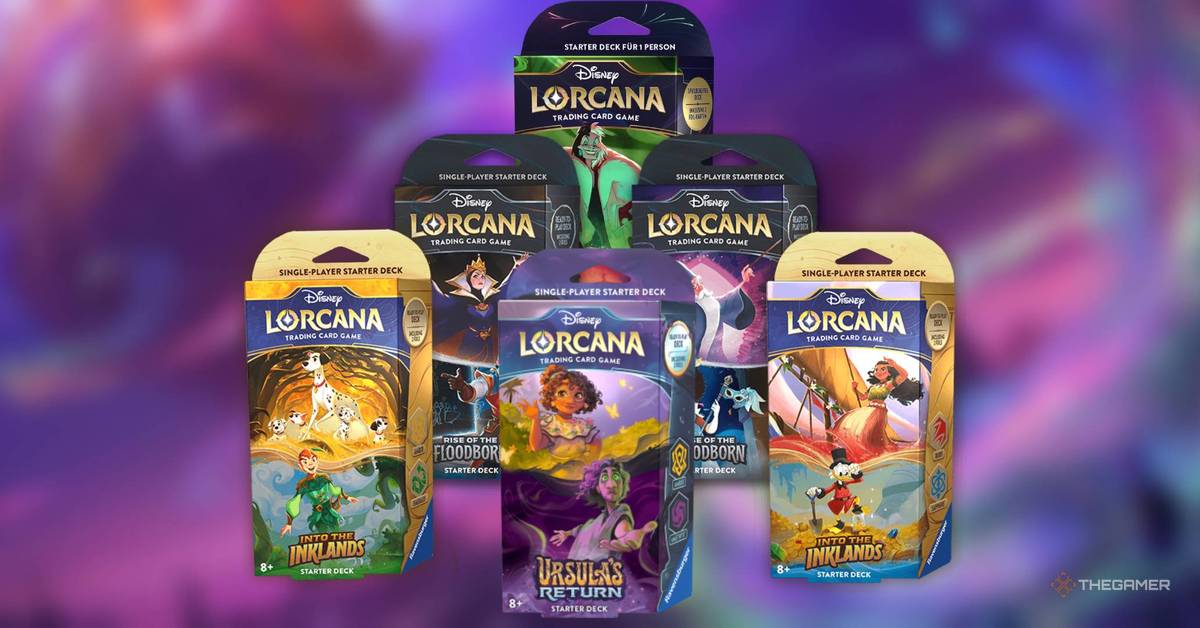 Every Card In Every Starter Deck In Disney Lorcana Every Card In Every Starter Deck In Disney Lorcana