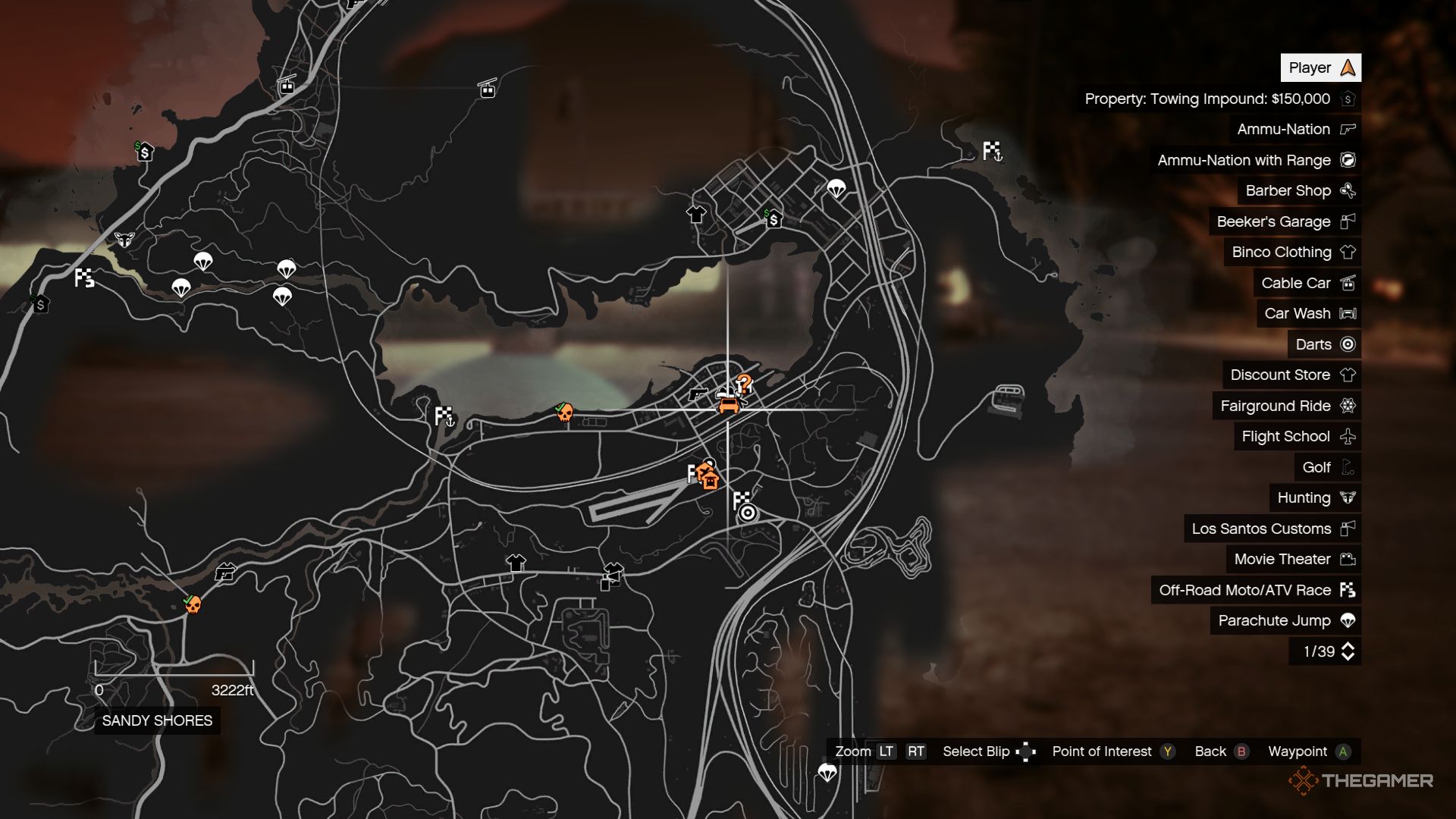 Where To Find All Police Stations In GTA V, image size:1056x748