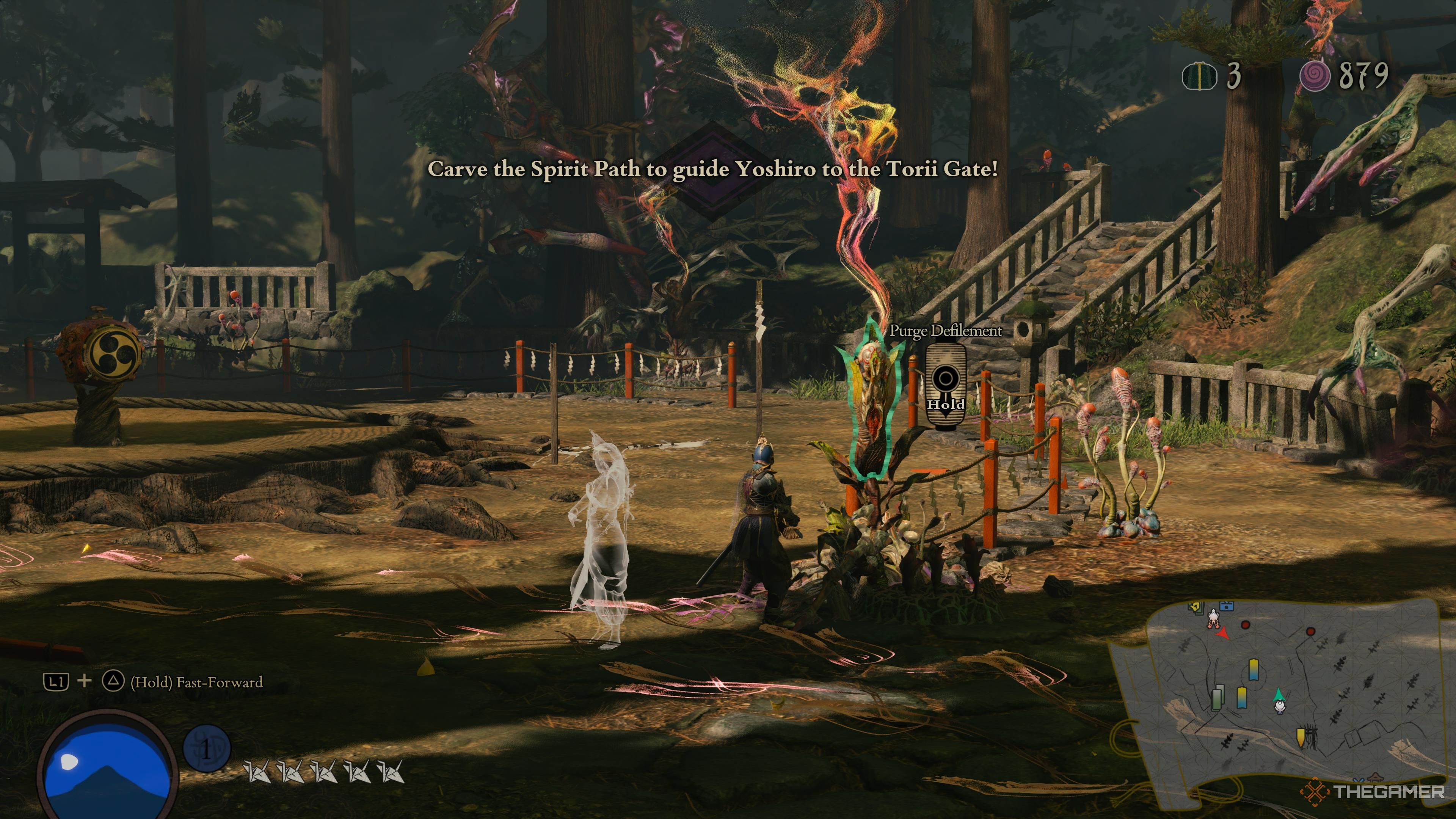 How To Complete Adashino Village in Kunitsu-Gami: Path Of The Goddess