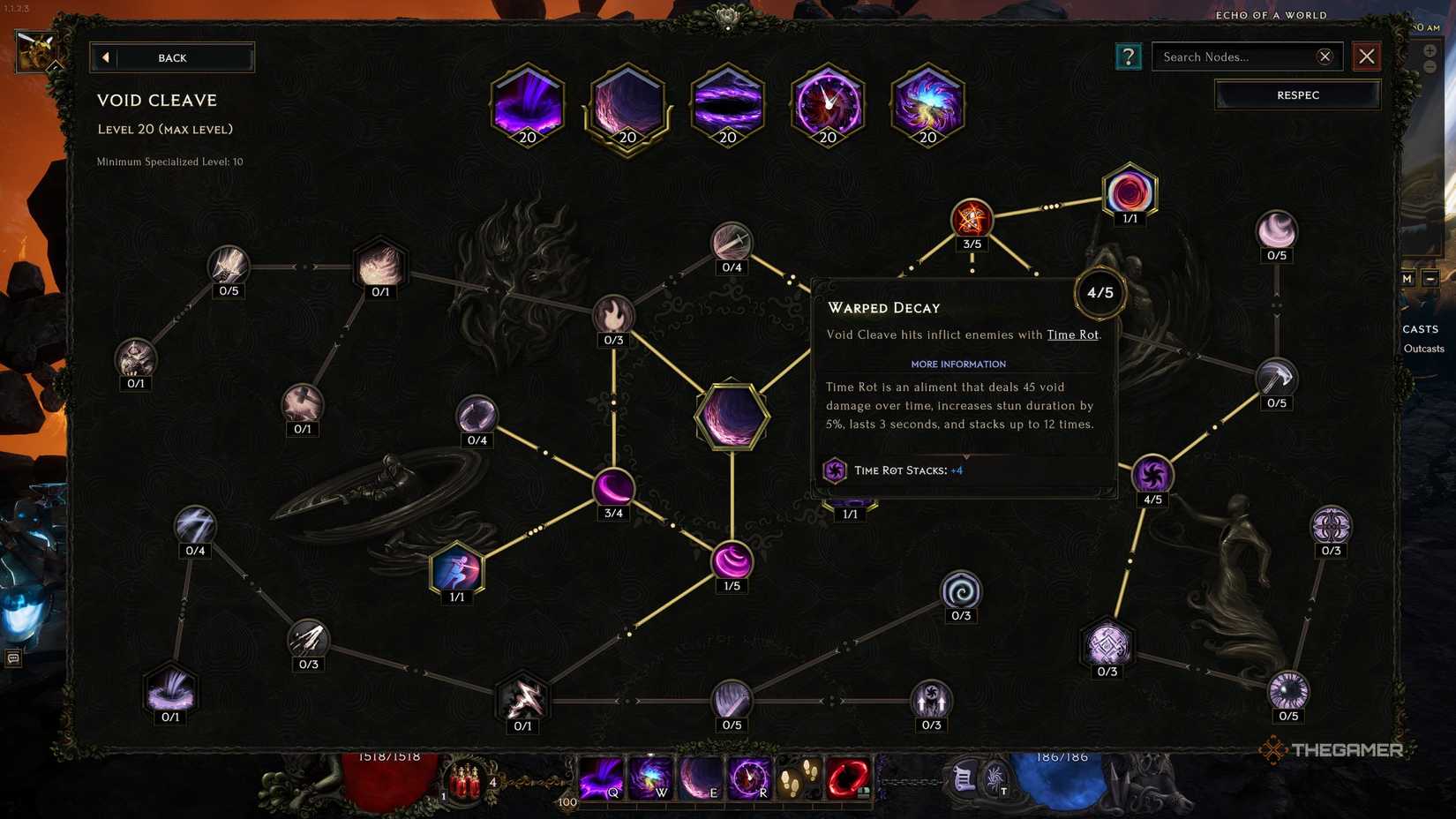 Best Time Rot Void Knight Build In Last Epoch