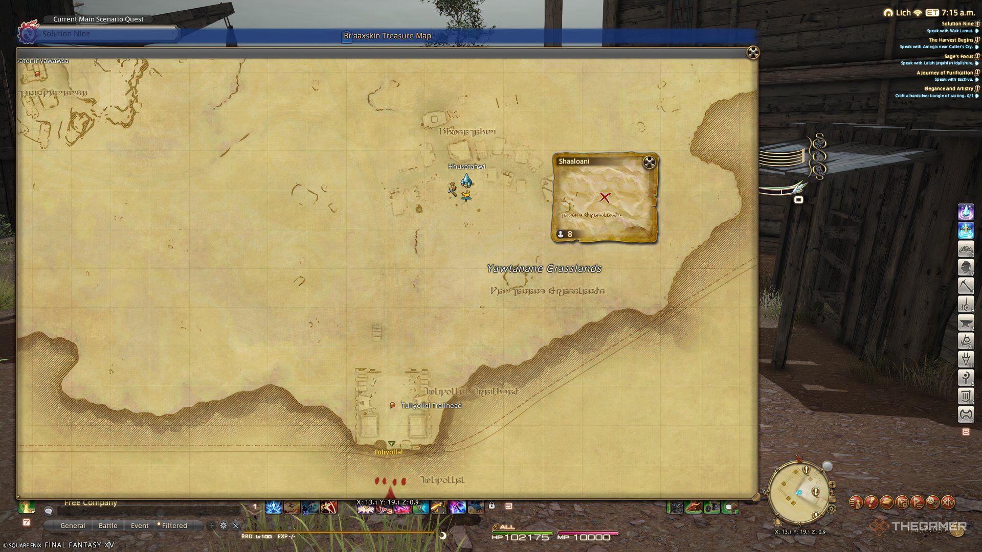 Where To Find Timeworn Br'aaxskin And Loboskin Treasure Maps In FFXIV ...
