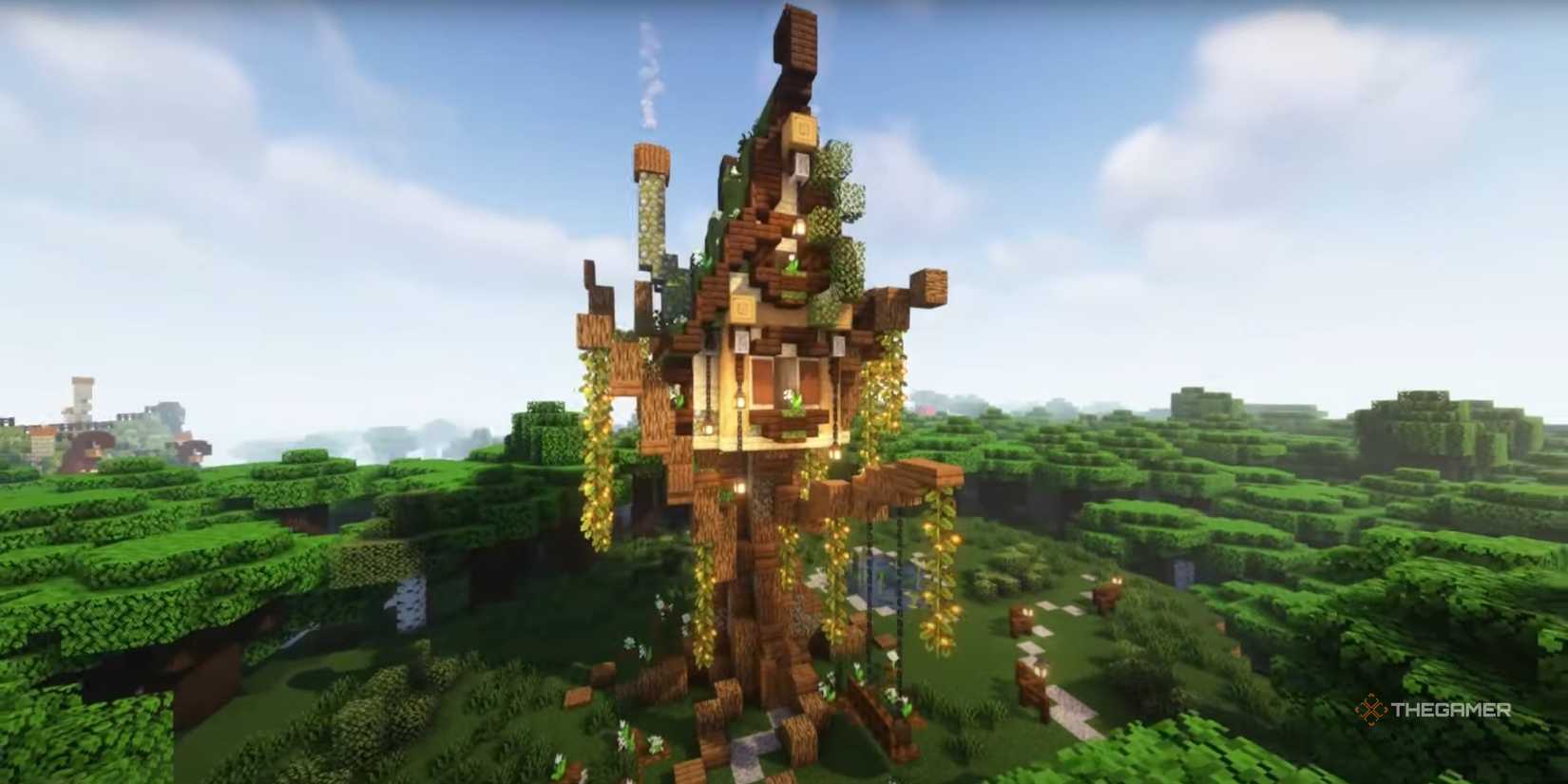 Treehouse Project Minecraft Coolest Treehouse In Minecraft I Made The Best Treehouse In Minecraft