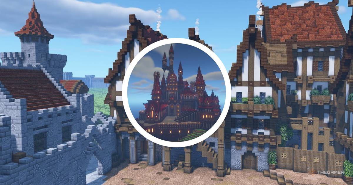 Minecraft Medieval City Download Realistic Medieval City Minecraft Map