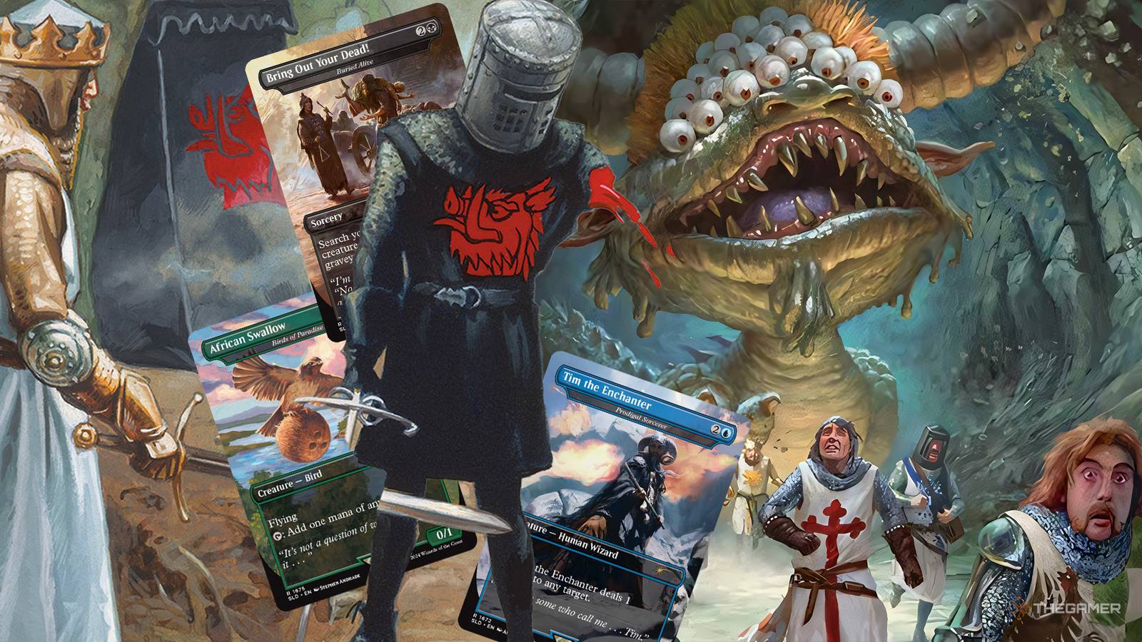 monty python and the holy grail mtg cards Secret Lair x Monty Python and the Holy Grail: Vol. 2